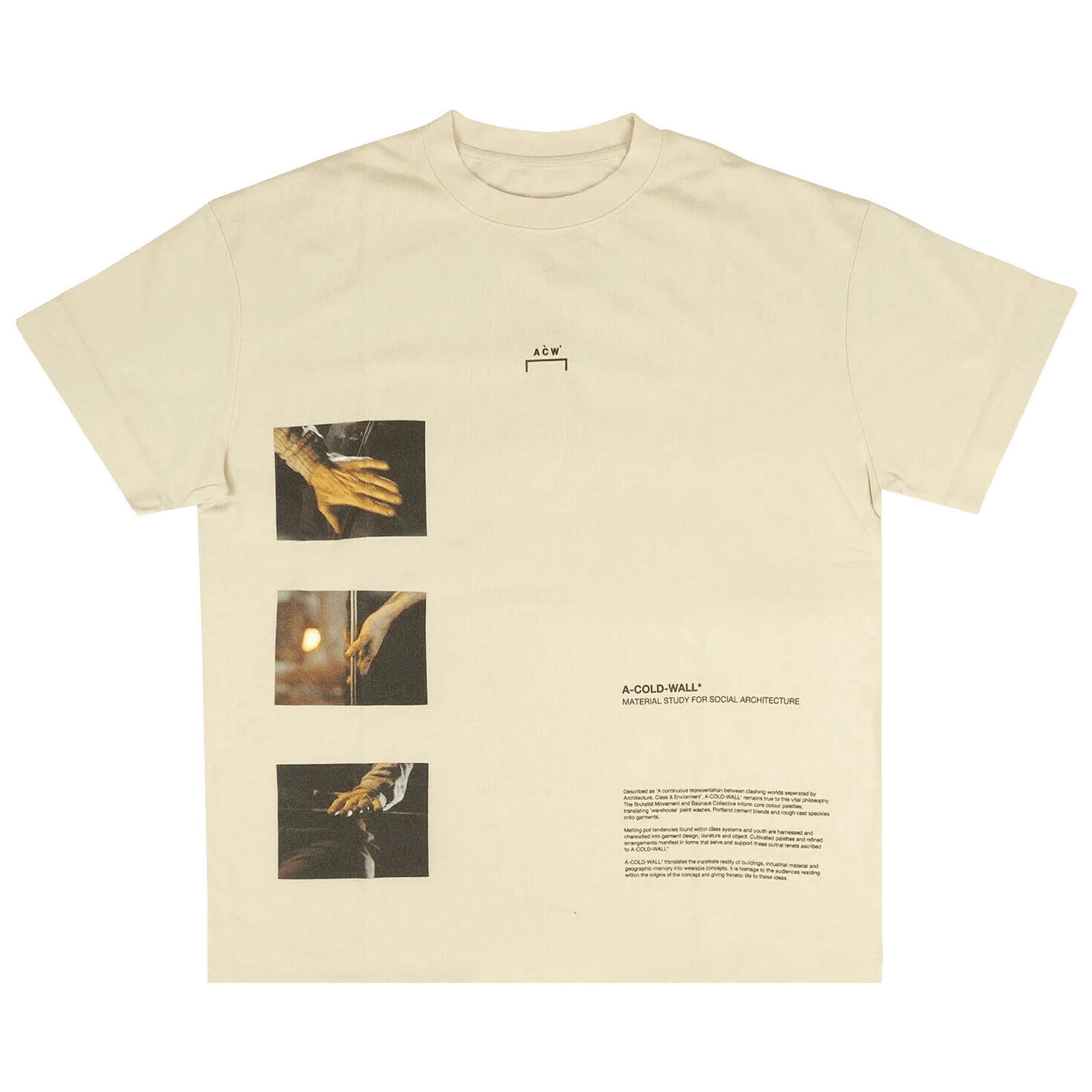 A-COLD-WALL* Almond Hands Graphic T-Shirt