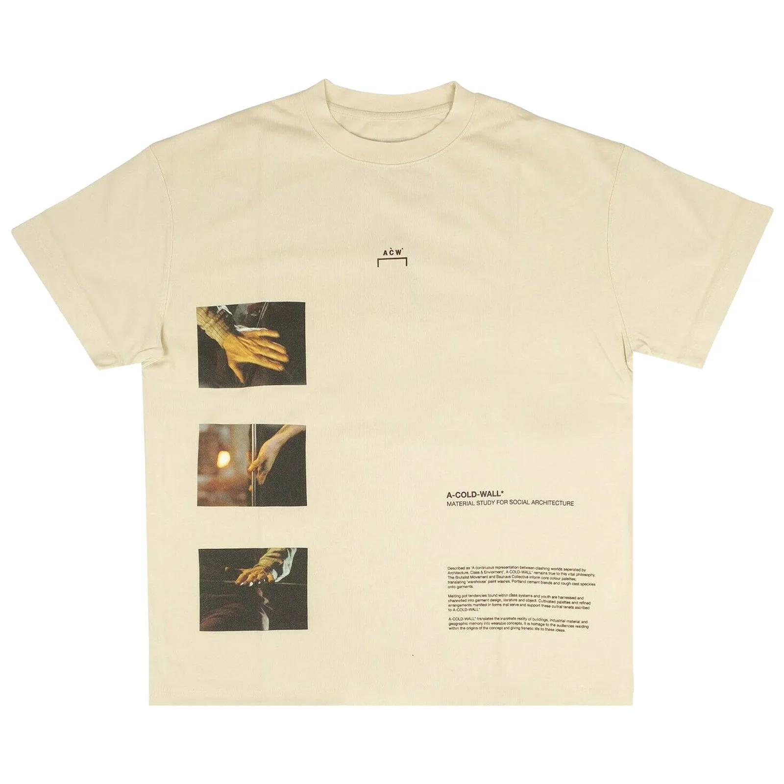 A-COLD-WALL* Almond Hands Graphic T-Shirt