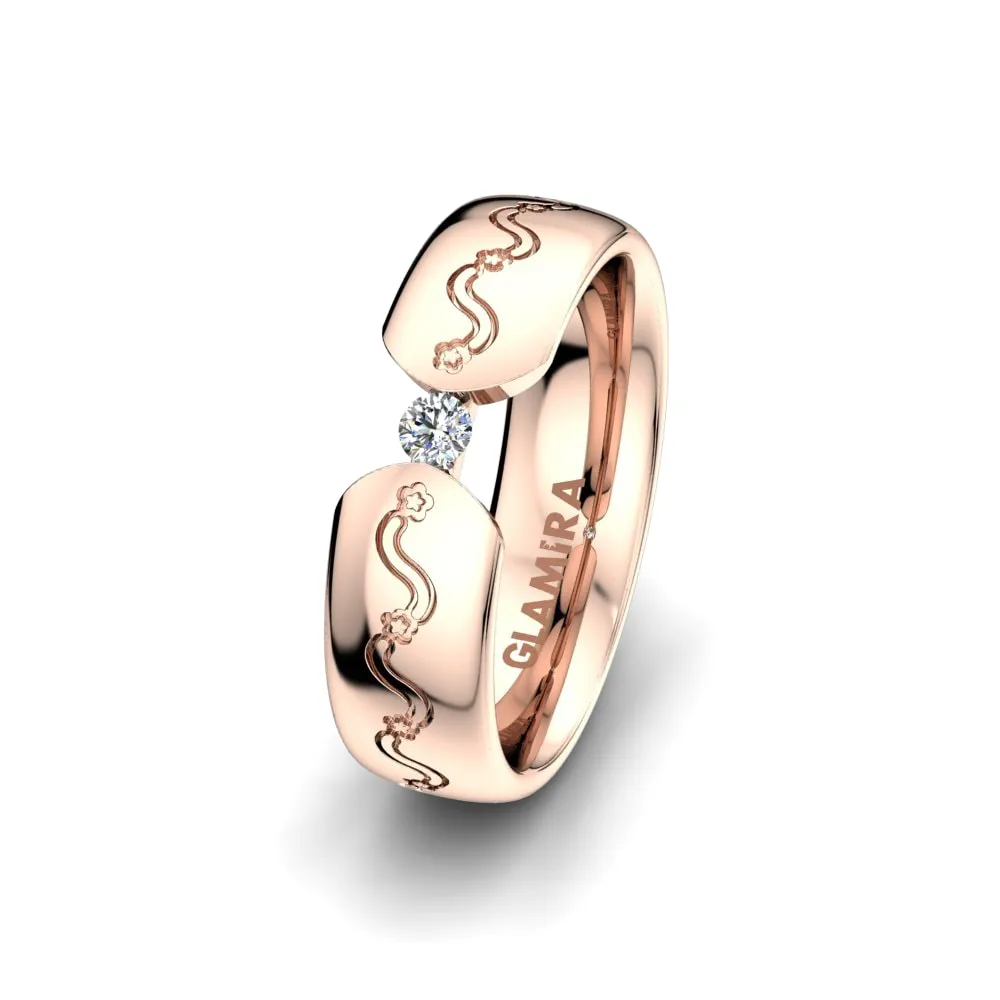 Anillo de boda Bright Love 6 mm