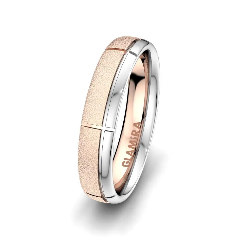 Anillo de boda Noble Rose 5 mm