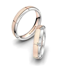 Anillo de boda Noble Rose 5 mm