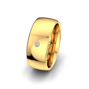 Anillo de mujer Classic Step 8mm