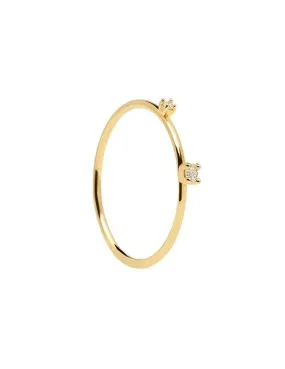 anillo p de paola kita gold