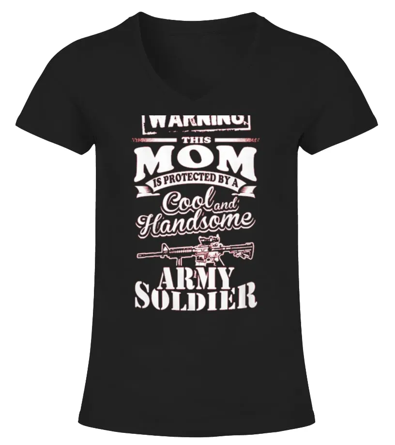 Army Mom LIMITED EDITION Camiseta cuello pico Mujer