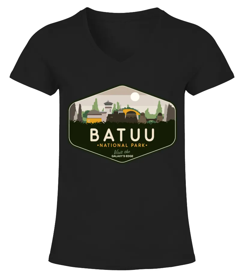 Batuu National Park Camiseta cuello pico Mujer