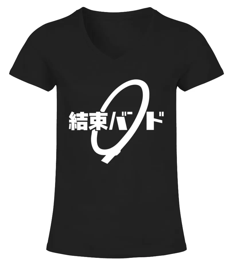 Bocchi the Rock Merch Camiseta cuello pico Mujer