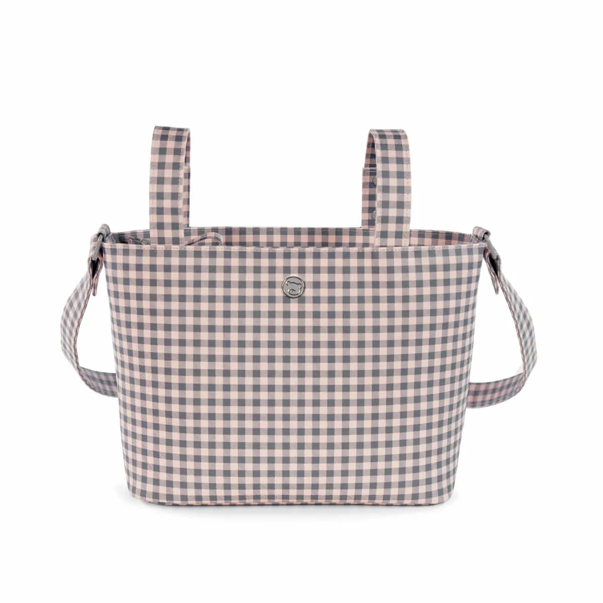 Bolso crossbody together gris rosa Pasito a pasito