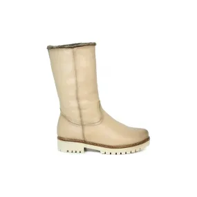 BOTAS DE CAÑA MEDIA EN PIEL PARA MUJER  23530 TAUPE