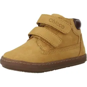 Botas De Piel Amarillo Mostaza De Niño Chicco 23485-18 (tallas De 18 A 23)