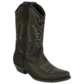 Botas moteras de hombre, de Johnny Bulls 4730 NEGRO