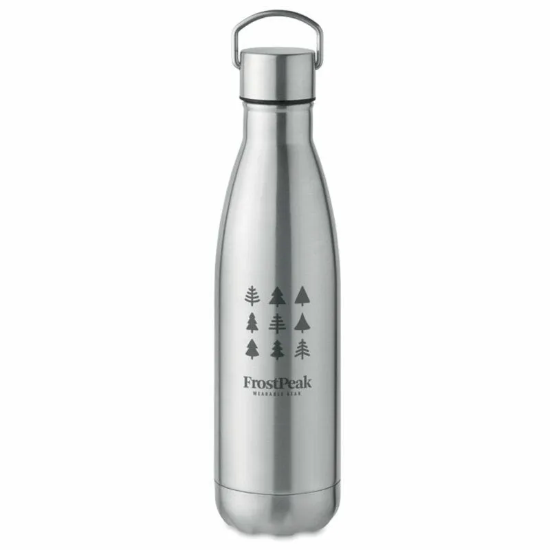 Botella termo de acero inox. reciclado 500 ml. Manoa