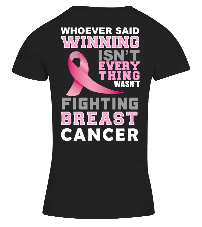 Breast Cancer T shirts Camiseta cuello pico Mujer