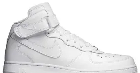 Calzado Nike Air Force 1 Mid GS All White 314195-113