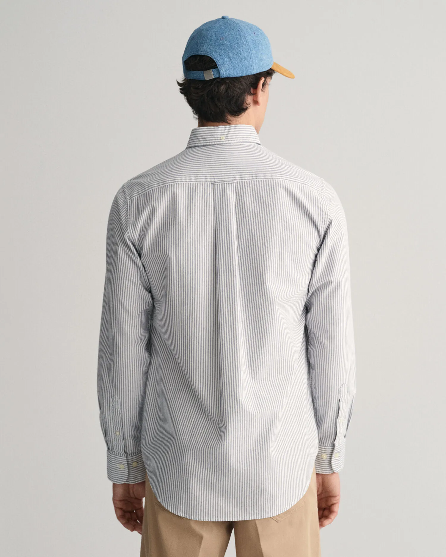 Camisa Oxford Regular Fit de rayas finas