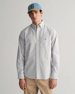 Camisa Oxford Regular Fit de rayas finas