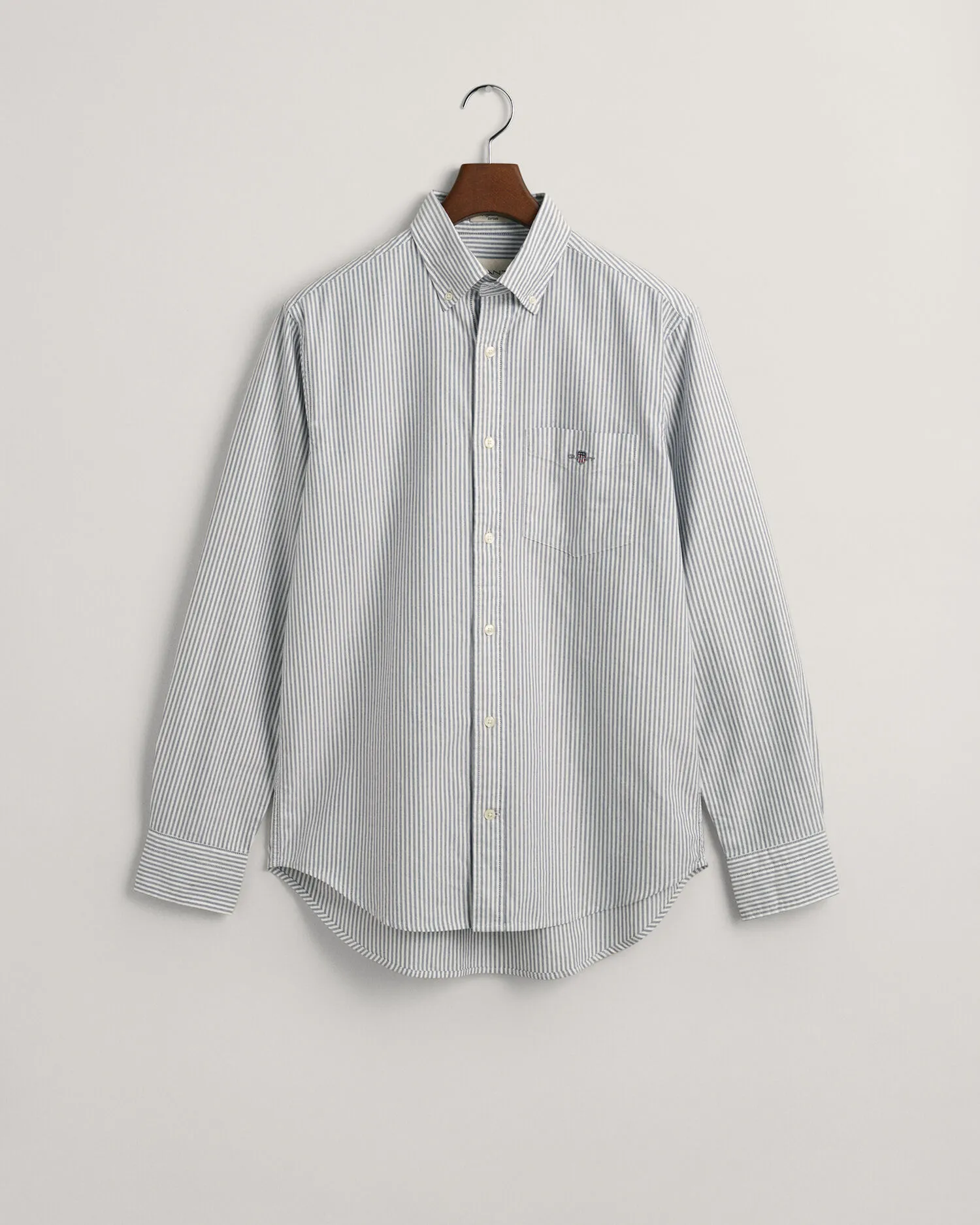 Camisa Oxford Regular Fit de rayas finas