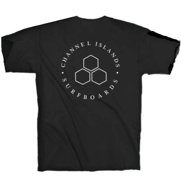 Camiseta Channel Islands Hex Circle 2.0 SS Black