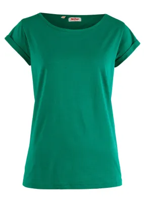 Camiseta de algodón, manga corta menta