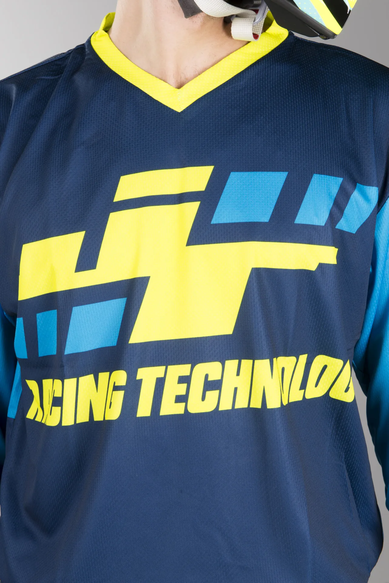 Camiseta de Cross JT Racing Flotec Megabyte NVYLCY