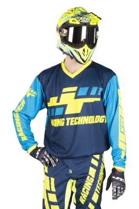 Camiseta de Cross JT Racing Flotec Megabyte NVYLCY