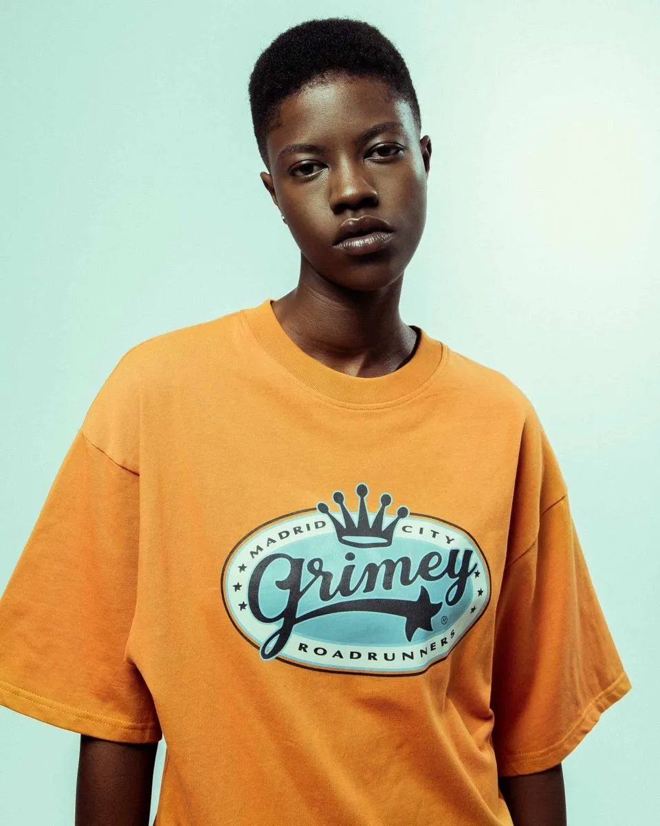 CAMISETA GRIMEY MADRID OVERSIZED HEAVYWEIGHT - ORANGE | FW23