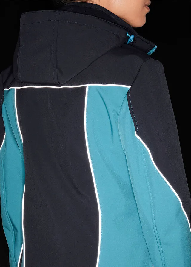 Chaqueta de tejido Softshell Azul oscuro