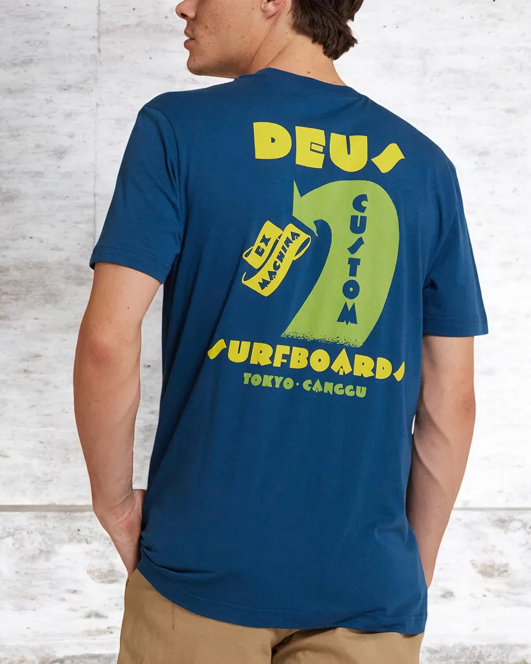 Deus Ex Machina – Camiseta Four feet moroccan blue