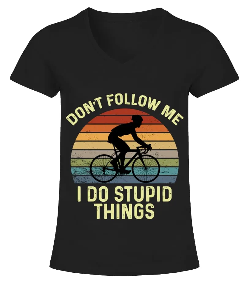 DON'T FOLLOW ME Camiseta cuello pico Mujer