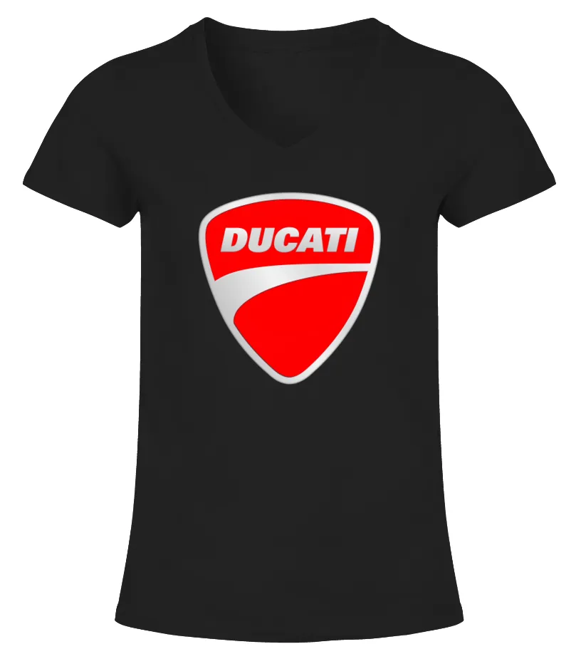 Ducati BK 07 Camiseta cuello pico Mujer