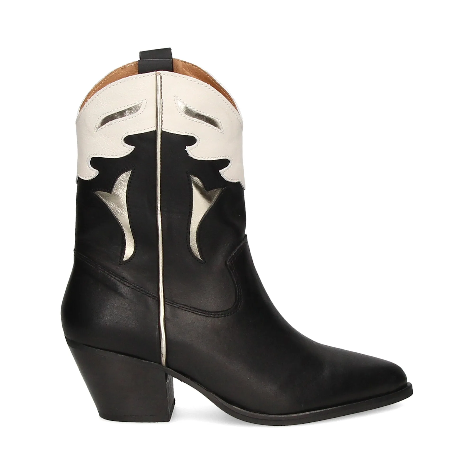 EXE Botas con tacón de Mujer BLACK PLATINO