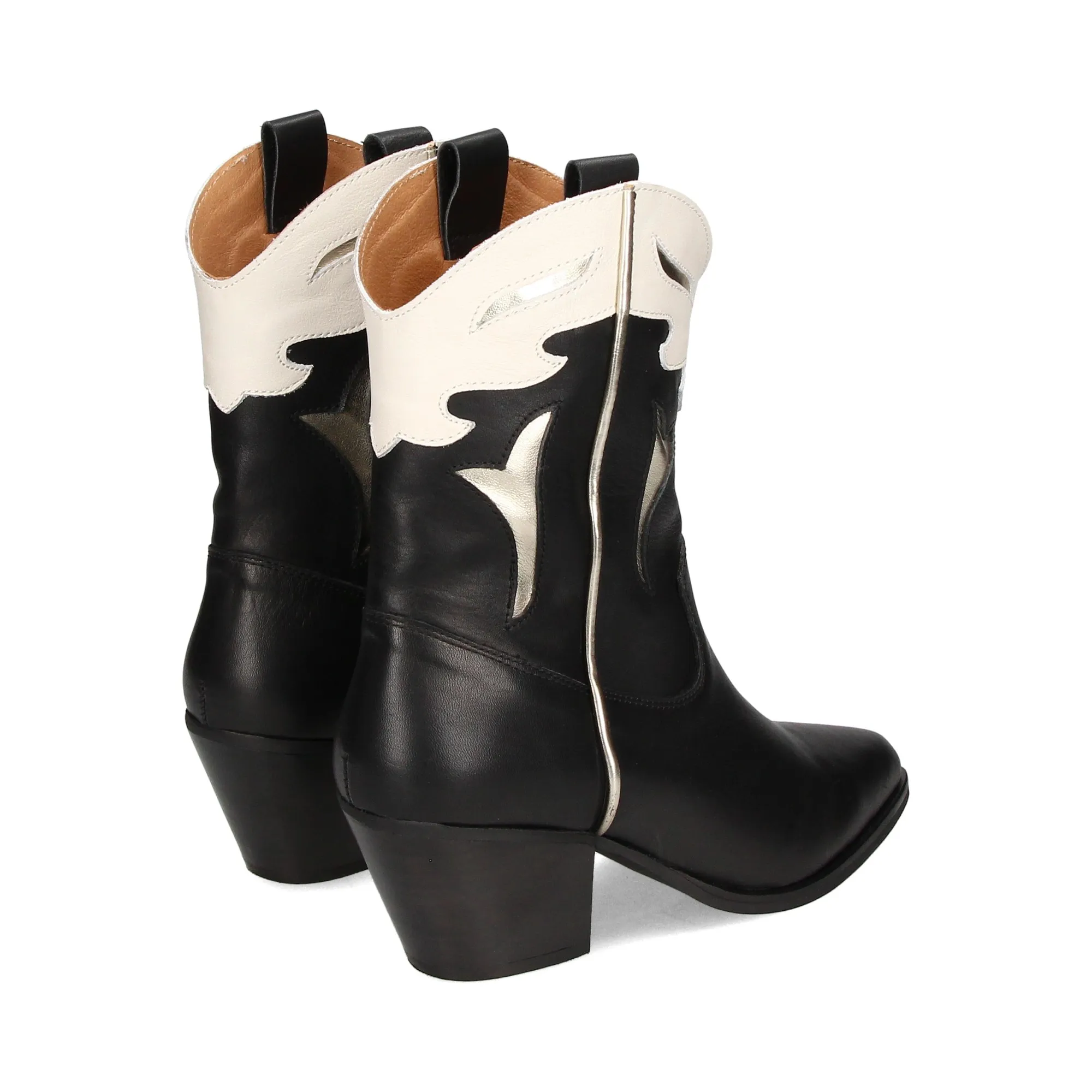 EXE Botas con tacón de Mujer BLACK PLATINO