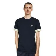 Fred Perry Tramline Tipped Pique T-Shirt