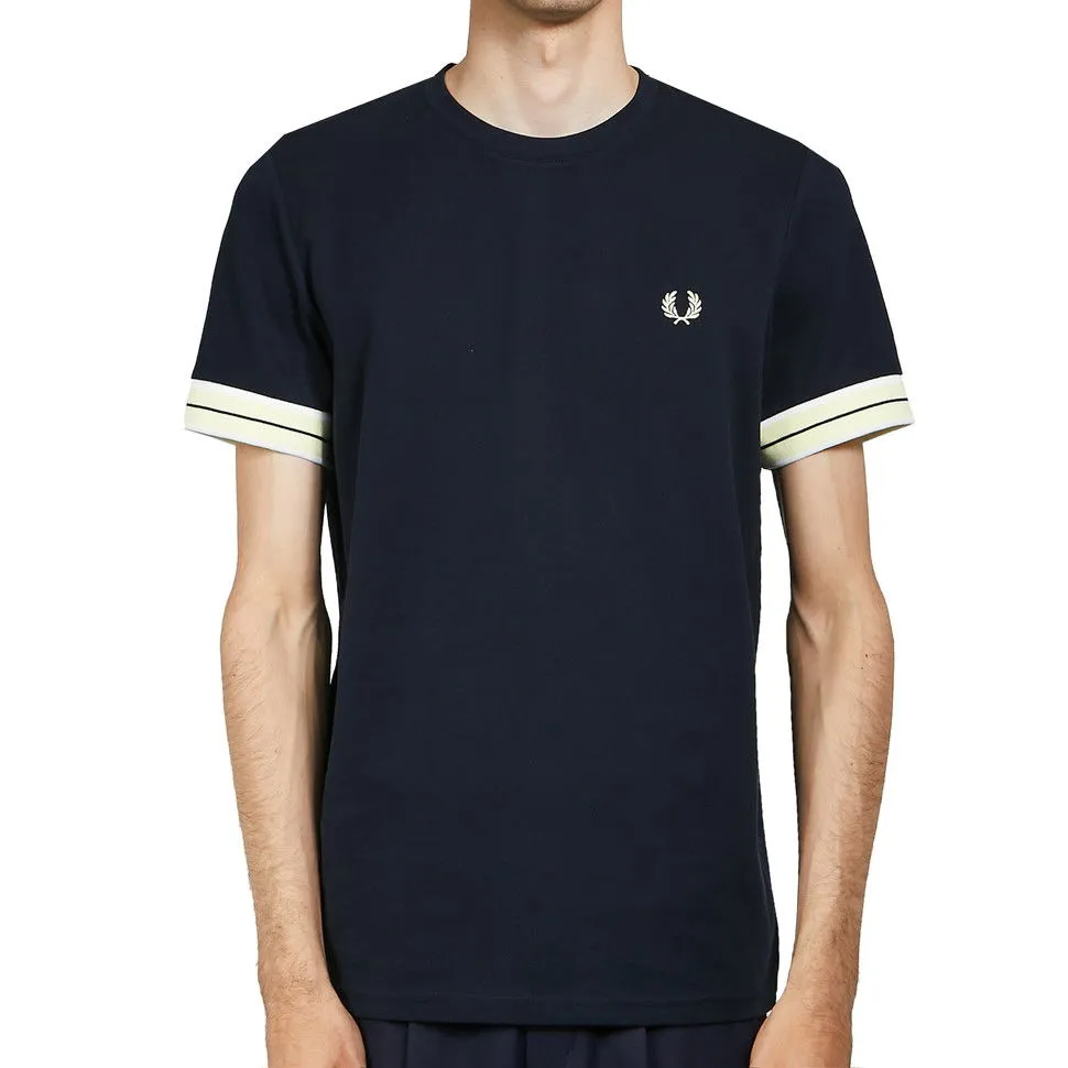 Fred Perry Tramline Tipped Pique T-Shirt