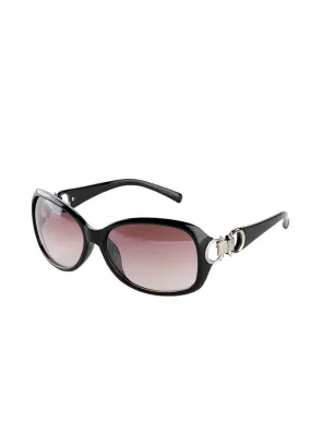 Gafas de sol Negro-plateado