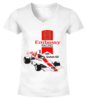 Graham Hill 3 WT Camiseta cuello pico Mujer