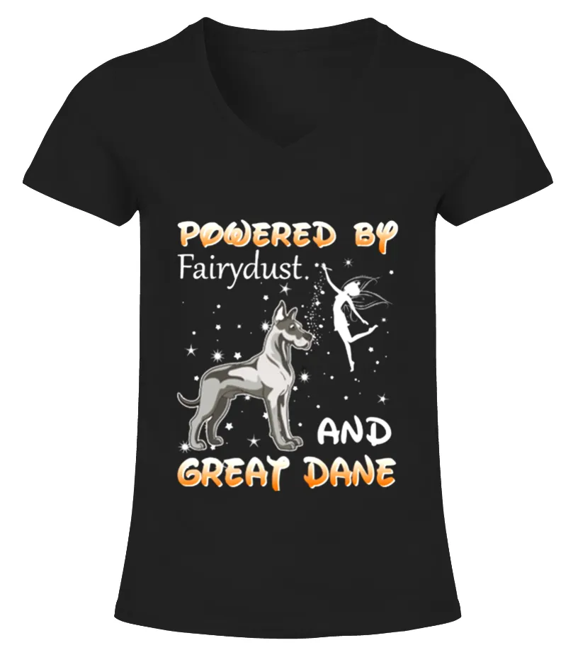 Great Dane Tshirt Camiseta cuello pico Mujer