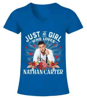 I JUST FREAKIN' LOVE NICK CARTER , OK. Camiseta cuello pico Mujer