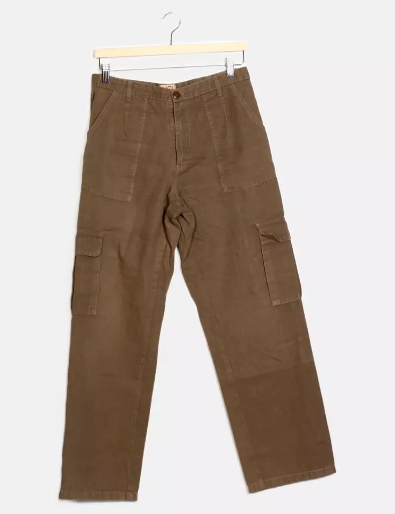 Ici et Maintenant  Pantalones cargo Anchos