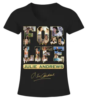 JULIE ANDREWS FOR LIFE Camiseta cuello pico Mujer