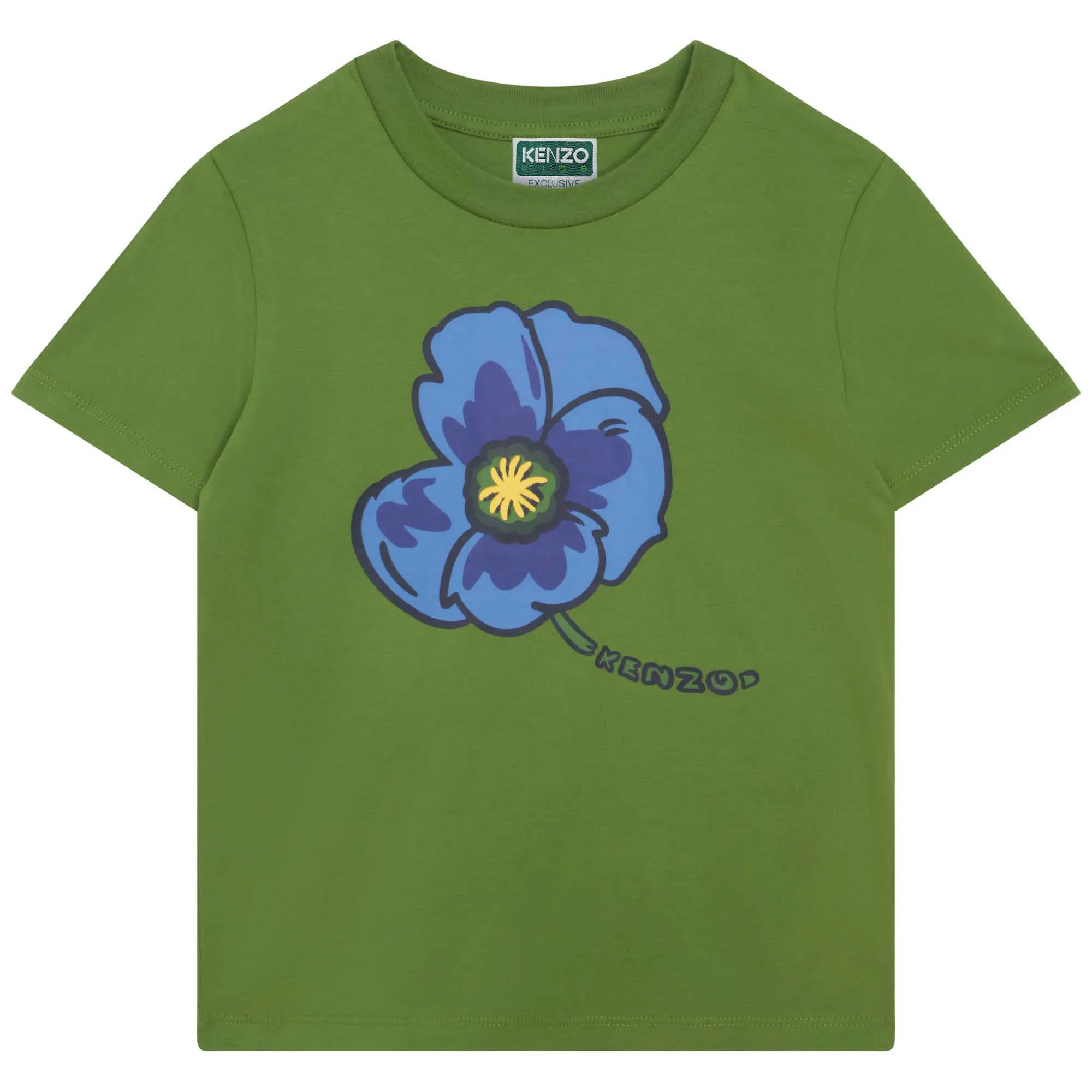 KENZO KIDS Camiseta con estampado de flor