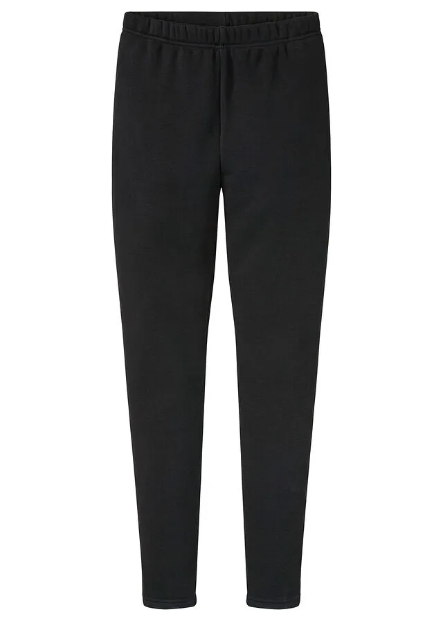 Leggings de pijama Negro-gris pizarra