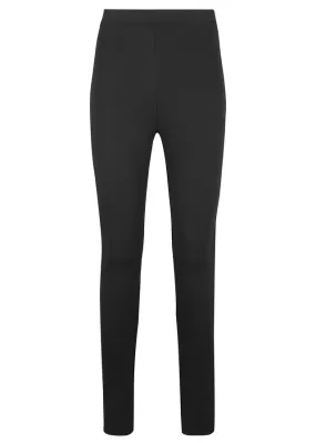 Leggings sostenibles de algodón orgánico con cinturilla elástica Negro