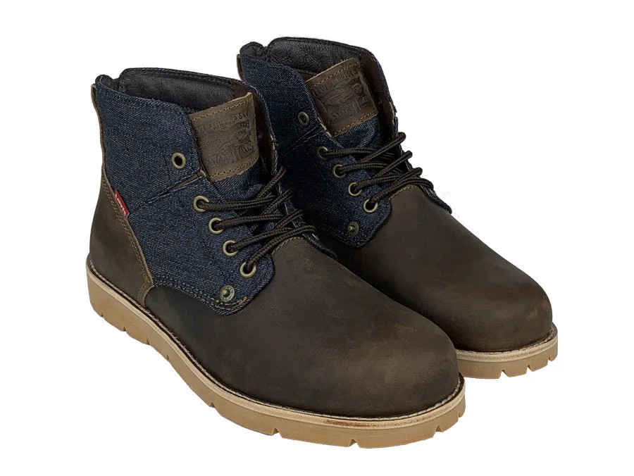 Levi's | Botas de hombre combinación piel encerada y tela