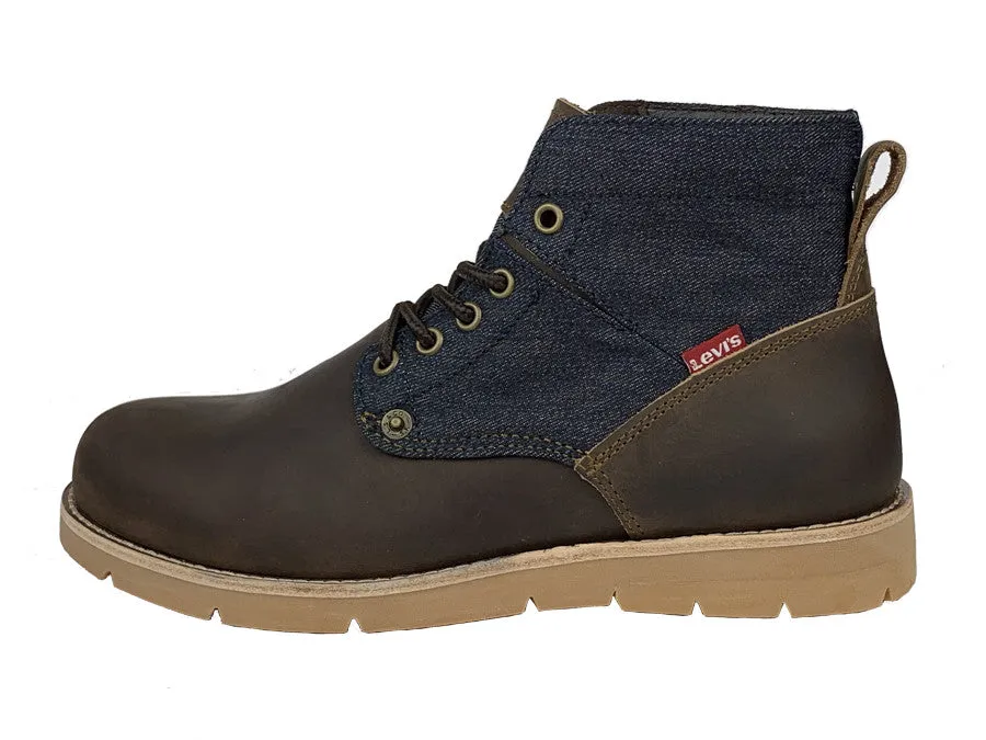 Levi's | Botas de hombre combinación piel encerada y tela