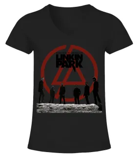 Linkin Park BK (17) Camiseta cuello pico Mujer