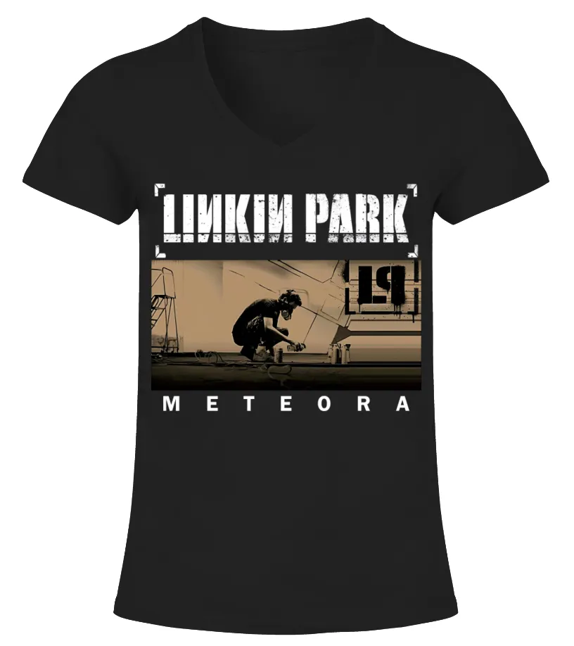 Linkin Park - Meteora BK Camiseta cuello pico Mujer