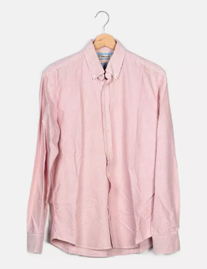 Mango Camisa bicolor rayas