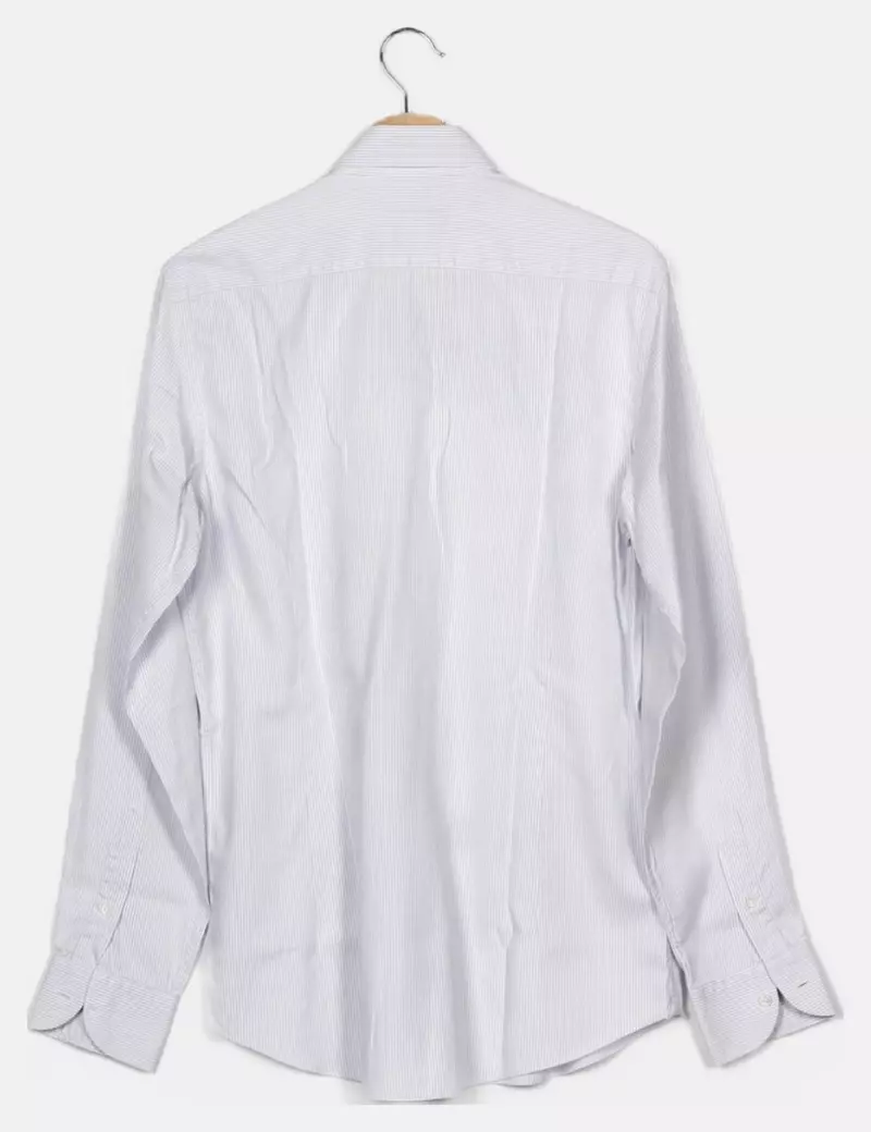 Massimo Dutti Camisa bicolor rayas