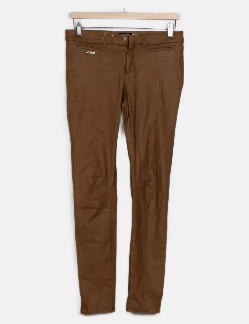 Massimo Dutti Pantalones de tela Rectos