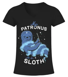 My Patronus is a Sloth Camiseta cuello pico Mujer